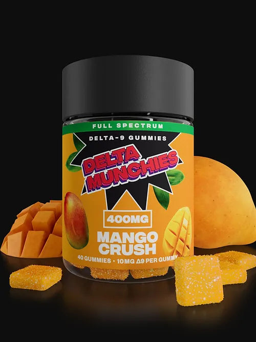 Delta Munchies Mango Crush Delta 9 Gummies 400mg