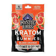 Mystic Labs Kratom Gummies - Blood Orange